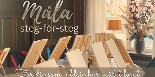 AFTERNOON TEA & M\u00e5la steg-f\u00f6r-steg p\u00e5 Skara Stadshotell