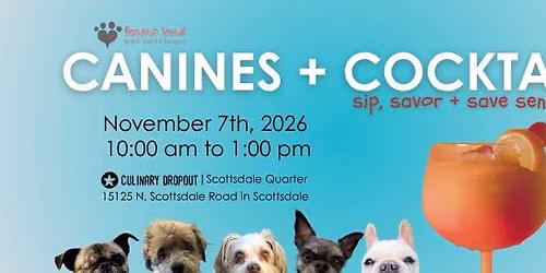 Canines + Cocktails