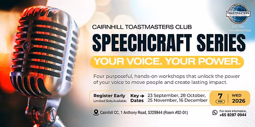 Speechcraft Series: Your Voice. Your Power.