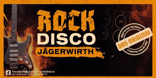 \ud83c\udfb8 ROCKDISCO \u2013 Das Original im Partyzelt J\u00e4gerwirth! \ud83c\udf89