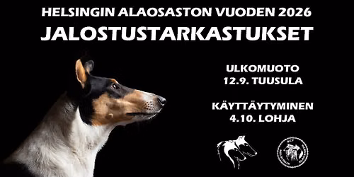 Ulkomuodon jalostustarkastus 2026