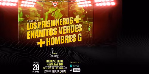 \ud83d\udd25\ud83c\udfb8 EL BAILE DE LOS QUE SOBRAN: Tributo Triple a Enanitos Verdes, Hombres G y Los Prisioneros \ud83c\udfa4\ud83c\udf7b