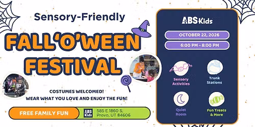 Sensory-Friendly Fall'o'ween Festival