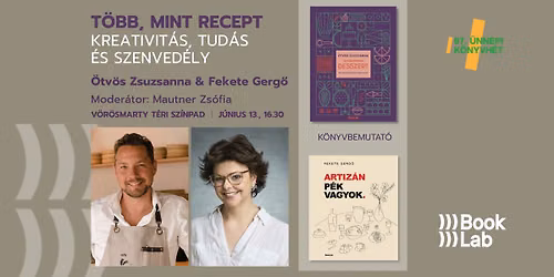 T\u00f6bb, mint recept: Kreativit\u00e1s, tud\u00e1s \u00e9s szenved\u00e9ly \/\/ \u00d6tv\u00f6s Zsuzsanna \/\/ Fekete Gerg\u0151