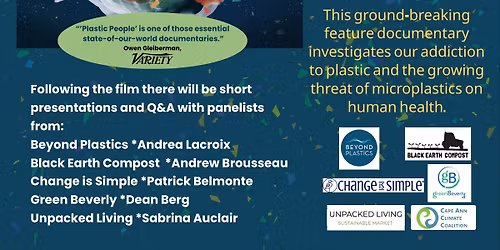 Free Earth Day Event: "Plastic People" Documentary Screening at the Cabot Theater in Beverly