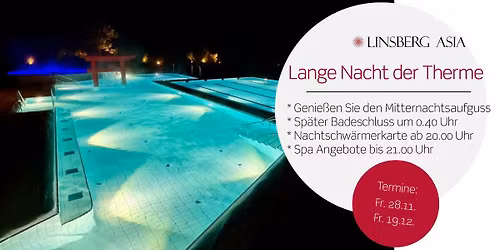 Linsberg Asia | Lange Nacht der Therme
