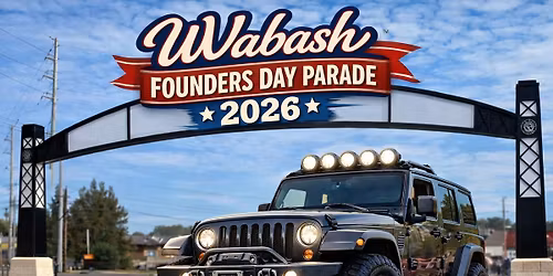 Jeeps invade Wabash Founders Day Parade 2026