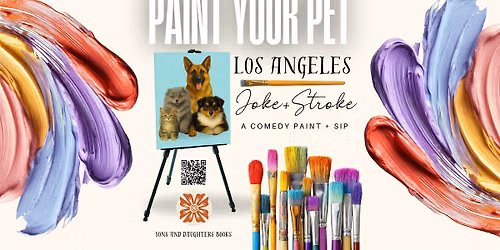 LA Paint Night, a Comedy Paint and Sip