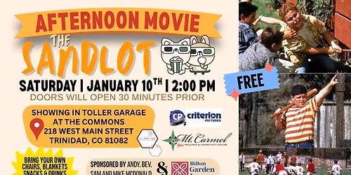 Afternoon Movie - The Sandlot