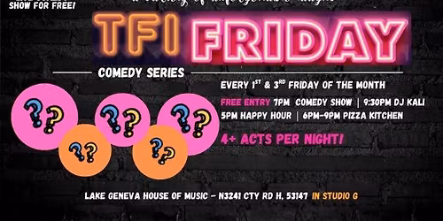 TFI Friday : COMEDY SERIES
