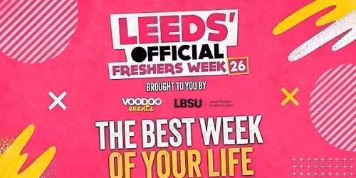 Leeds' Official Freshers Wristband 2026 (WEEK ONE  13TH-22ND September))