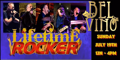 Lifetime Rocker returns to Bel Vino Winery!