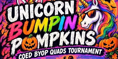 BYOPartner Grass COED Quads - Unicorn Bumpin Pumpkins