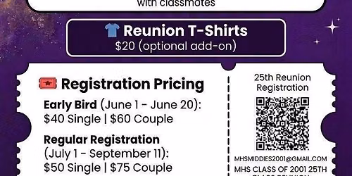 Class of 2001 25th Class Reunion 