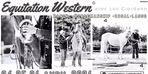 Stage avec Luc Giordano - Western Attitude