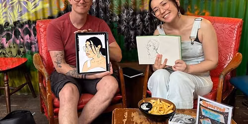 Sunday portrait drawing - Brisbane