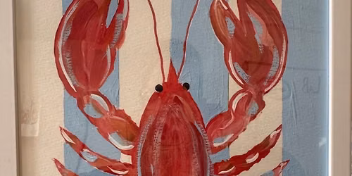 Acrylic Workshop: Coastal Lobster