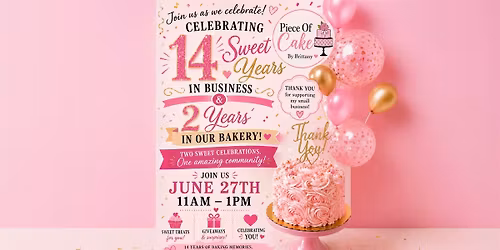 2 year Anniversary in our bakery!!\ud83e\uddc1