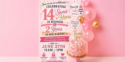 2 year Anniversary in our bakery!!\ud83e\uddc1 
