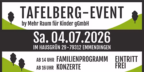 Tafelberg-Event 2026 | Emmendingen