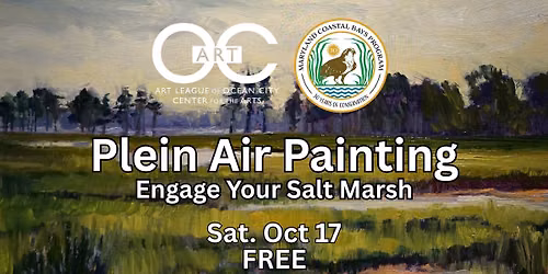 Plein Air Painting Class - Engage Your Salt Marsh