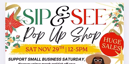 Sip & See Pop-Up Shop