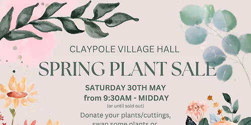 Spring Plant Sale