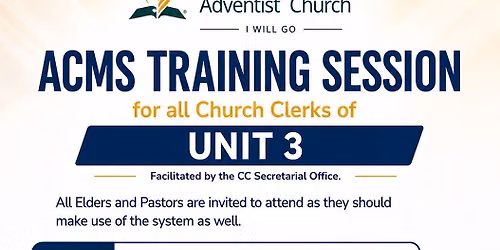 ACMS Training Session