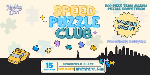 Speed Puzzle Club: Presented by HobbyCon