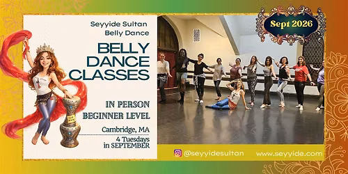September 2026: Belly Dance Classes for Beginners in Cambridge