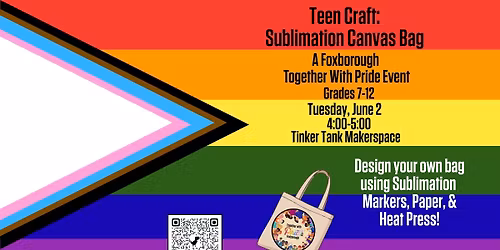 Teen Craft: Design Your Own Foxborough Together with Pride Tote Bag