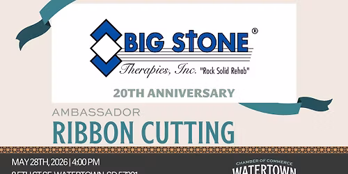 20th Anniversary Ribbon Cutting for Big Stone Therapies