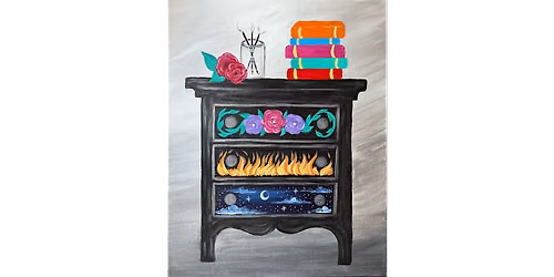 Flowers, Flames, and the Night Sky - Paint and Sip in Phoenix | Classpop!\u2122