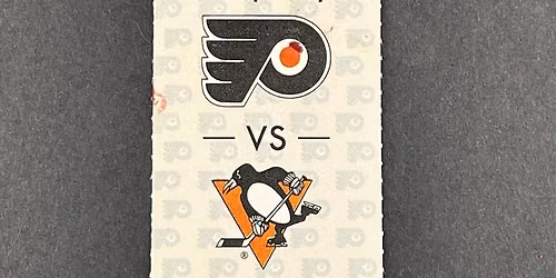 Philadelphia Flyers at Pittsburgh Penguins at PPG Paints Arena