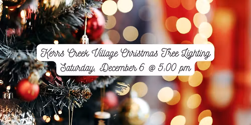 Christmas Tree Lighting