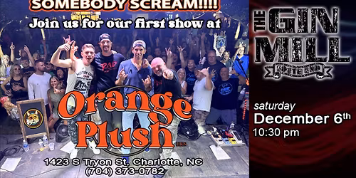 Orange Plush debut at The Gin Mill Saturday 12\/6 w\/ Chris Kastler