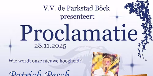 Proclamatie V.V de Parkstad B\u00f6ck