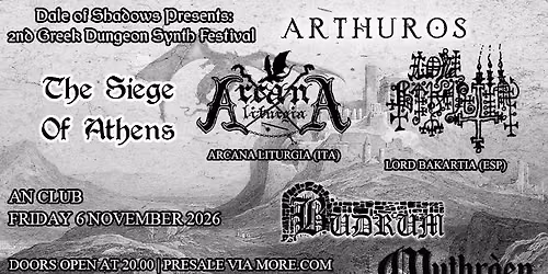 The Siege of Athens - Second Greek Dungeon Synth Festival
