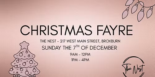 Christmas Fayre at The Nest 