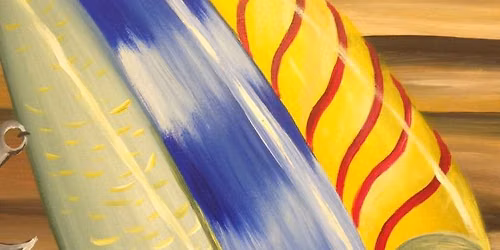 \ud83c\udfa3\ud83c\udf77\ud83c\udf0a Paint and Sip: Hook, Line and Sinker \ud83c\udf0a\ud83c\udf77\ud83c\udfa3