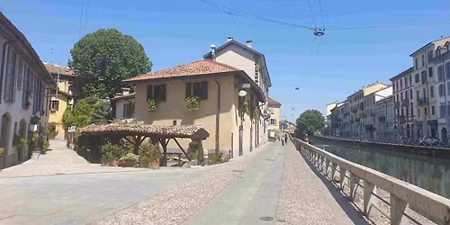 LUNGO IL NAVIGLIO GRANDE 1: Alzaia e Vicolo Lavandai, Darsena, Conca di Viarenna