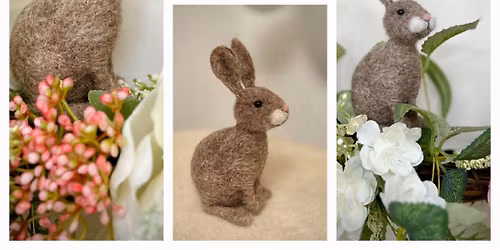 Easter Bunny Needle Felting Workshop with Jo Gardiner