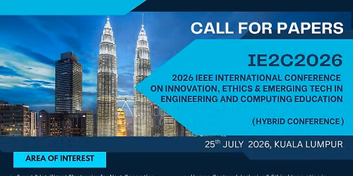 2026 IEEE International Conference on Innovation, Ethics & EmergingTech in Engineering and Computing