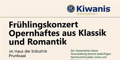 Fr\u00fchlingskonzert: Opernhaftes aus Klassik und Romantik \u2013 Ein Abend f\u00fcr Musi