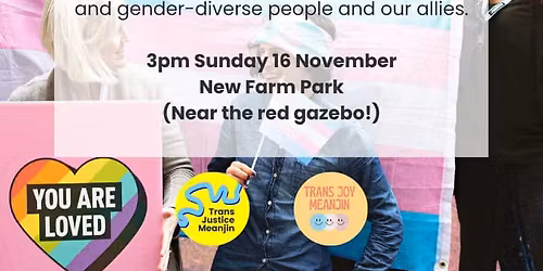 Trans Awareness Week Family Friendly Picnic
