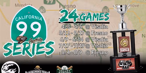 Fresno Grizzlies vs. Visalia Rawhide