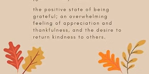 Cozy Gratitude Workshop