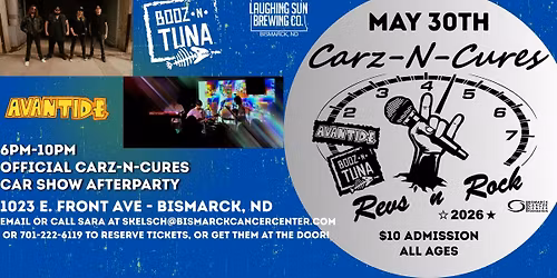 Carz-N-Cures Afterparty ft. BOOZ \u00b7N\u00b7 TUNA & Avantide at Laughing Sun Brewing