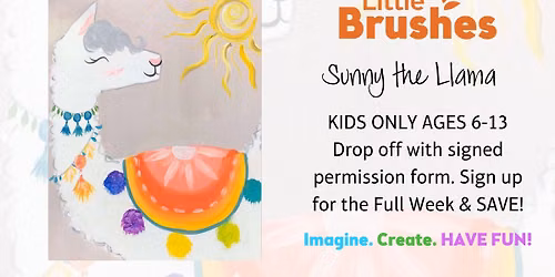 Little Brushes Summer Art Camp: Sunny the Llama