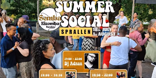 Summer kizomba social - Sprallen